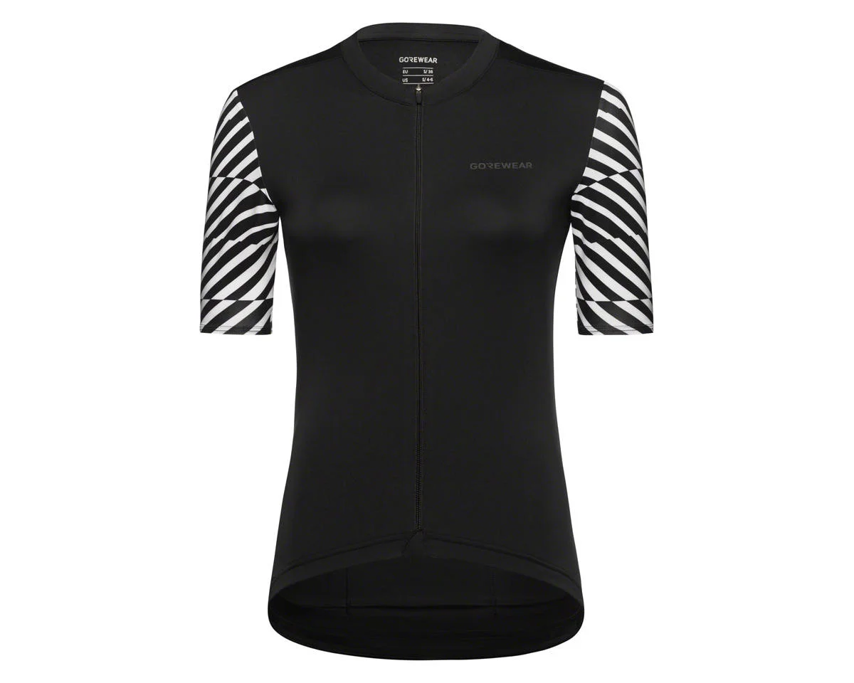 Gore Wear Swiftride Optical Jersey (Black/White) (Women's) (XS)